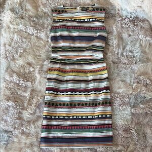 Kate Spade Multicolor Striped Midi Dress